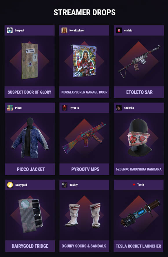 Buy Rust Skins Twitch Drops Round 7 9 Items And Download