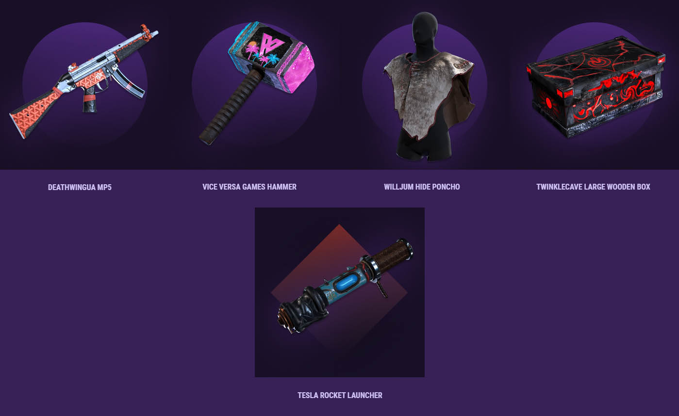 Buy Rust Skins 1 Twitch Drops Round 6 7 21 Items And Download