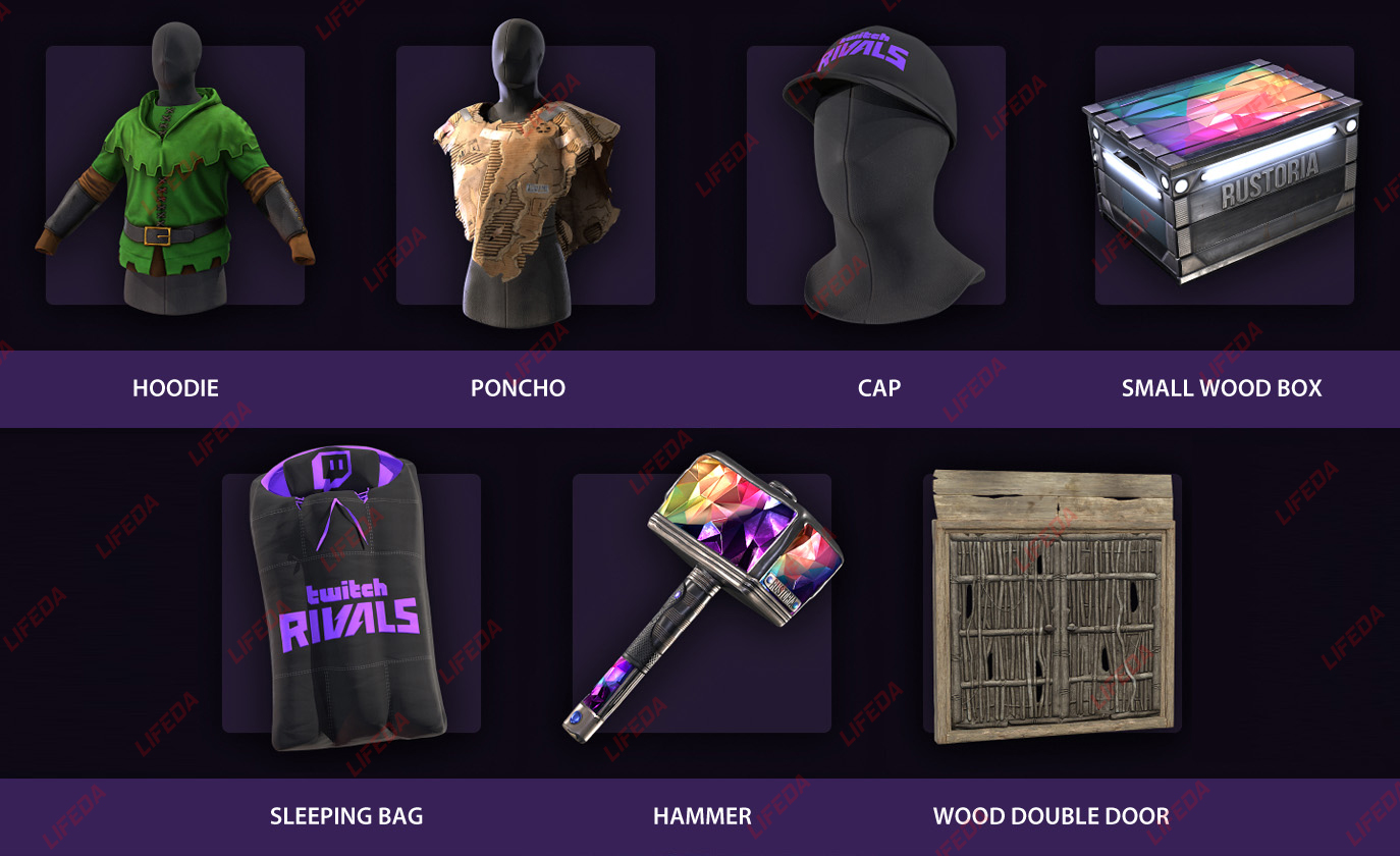 Buy 🔥 RUST SKINS TWITCH DROPS Round 22 23 ITEMS + 🎁 cheap, choose from ...