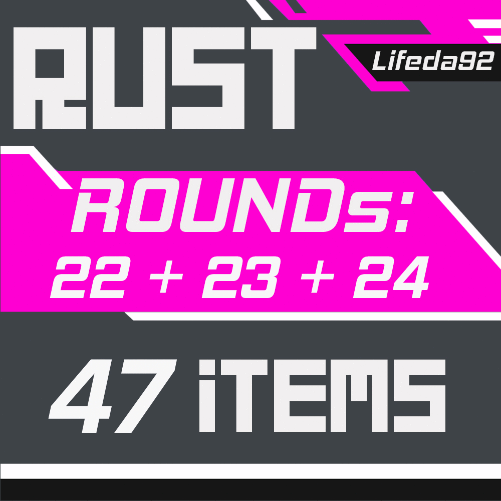 🔥RUST SKINS TWITCH DROP Round 22+23+24 47 ITEMS + 🎁 buy or download