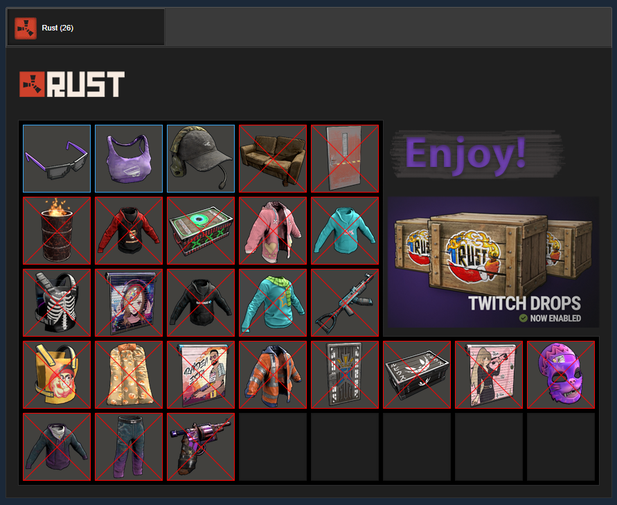 Buy Rust Skins 1 Twitch Drops Round 1 3 Items And Download Buy Rust Skins 1 Twitch Drops Round 1 3 Items And Download