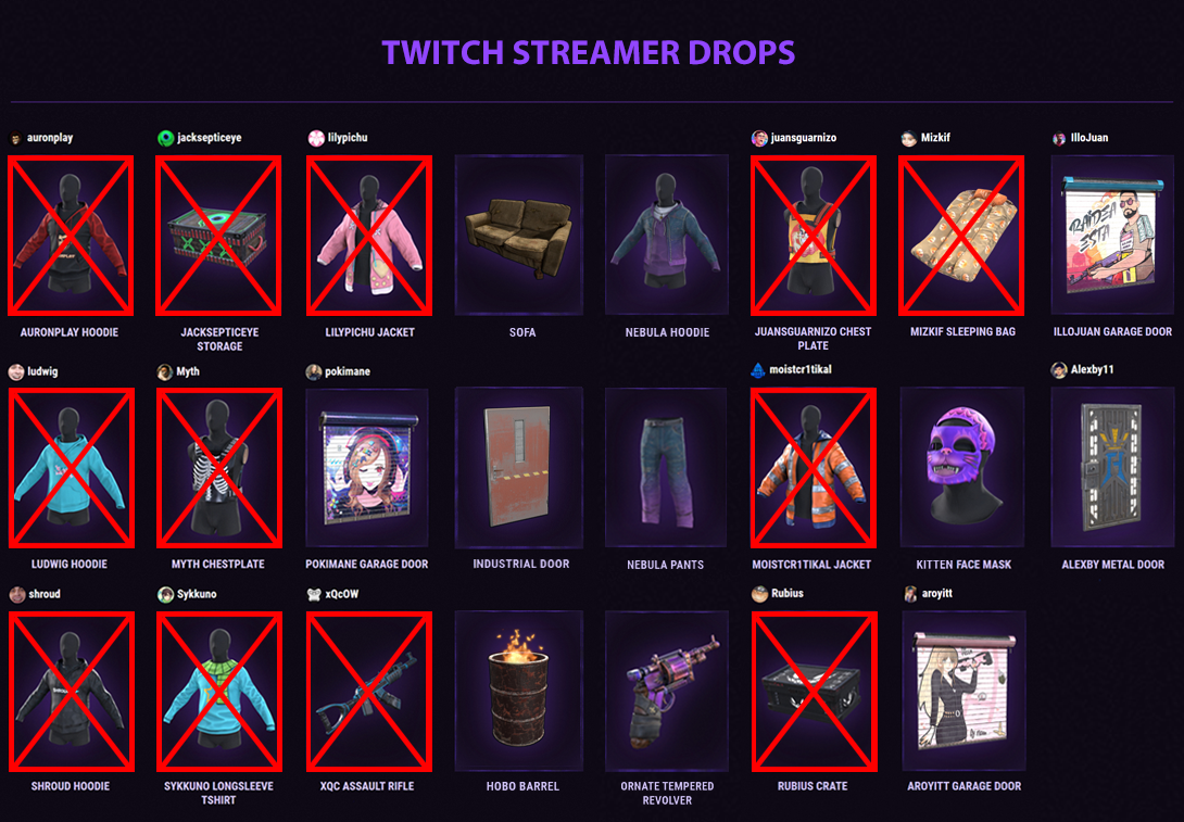 Buy Rust Skins 1 Twitch Drops Alexby Metal Door And Download Buy Rust Skins 1 Twitch Drops Alexby Metal Door And Download
