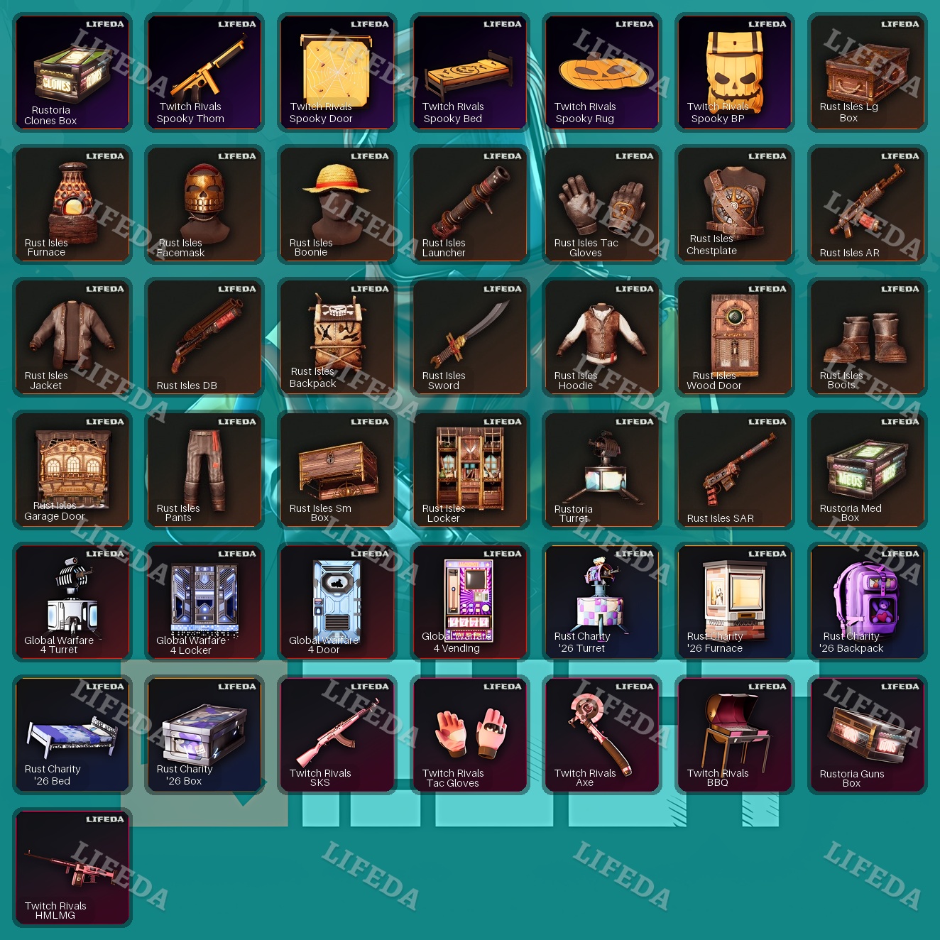 RUST 🌲【TWITCH DROPS】⚒️Round 50+51+52+53+54 • 43+ REWARDS • SKINS • ITEMS photo 4