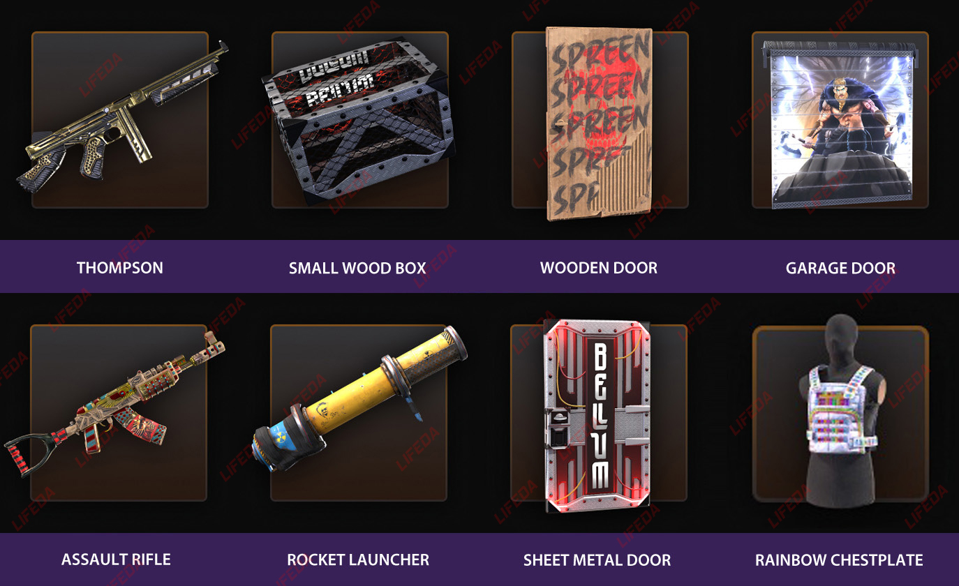 Buy 🔥RUST SKINS TWITCH DROPS Round 22+23+25 44 ITEMS + 🎁 cheap, choose ...