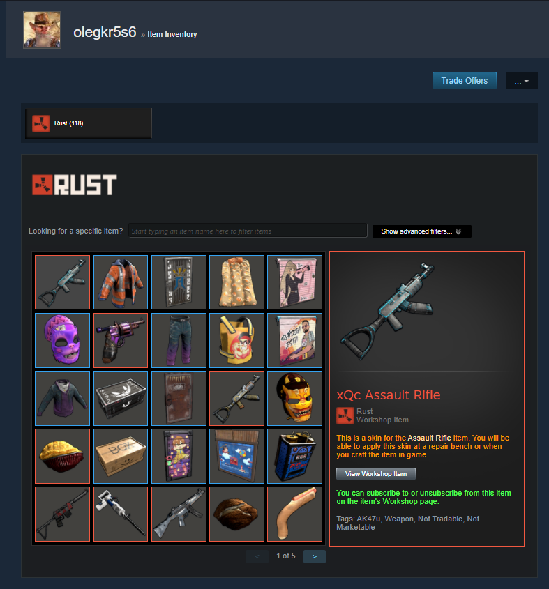 Buy Rust Steam 1 Twitch Drops 118 Tems 1 11 Rounds And Download