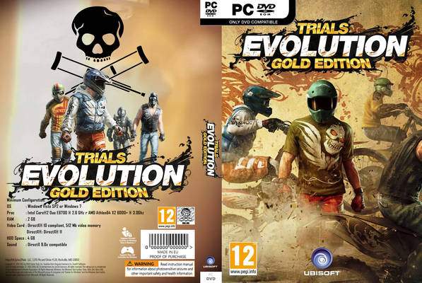 Trials Evolution Gold Edition+ крутые байки+сертификаты