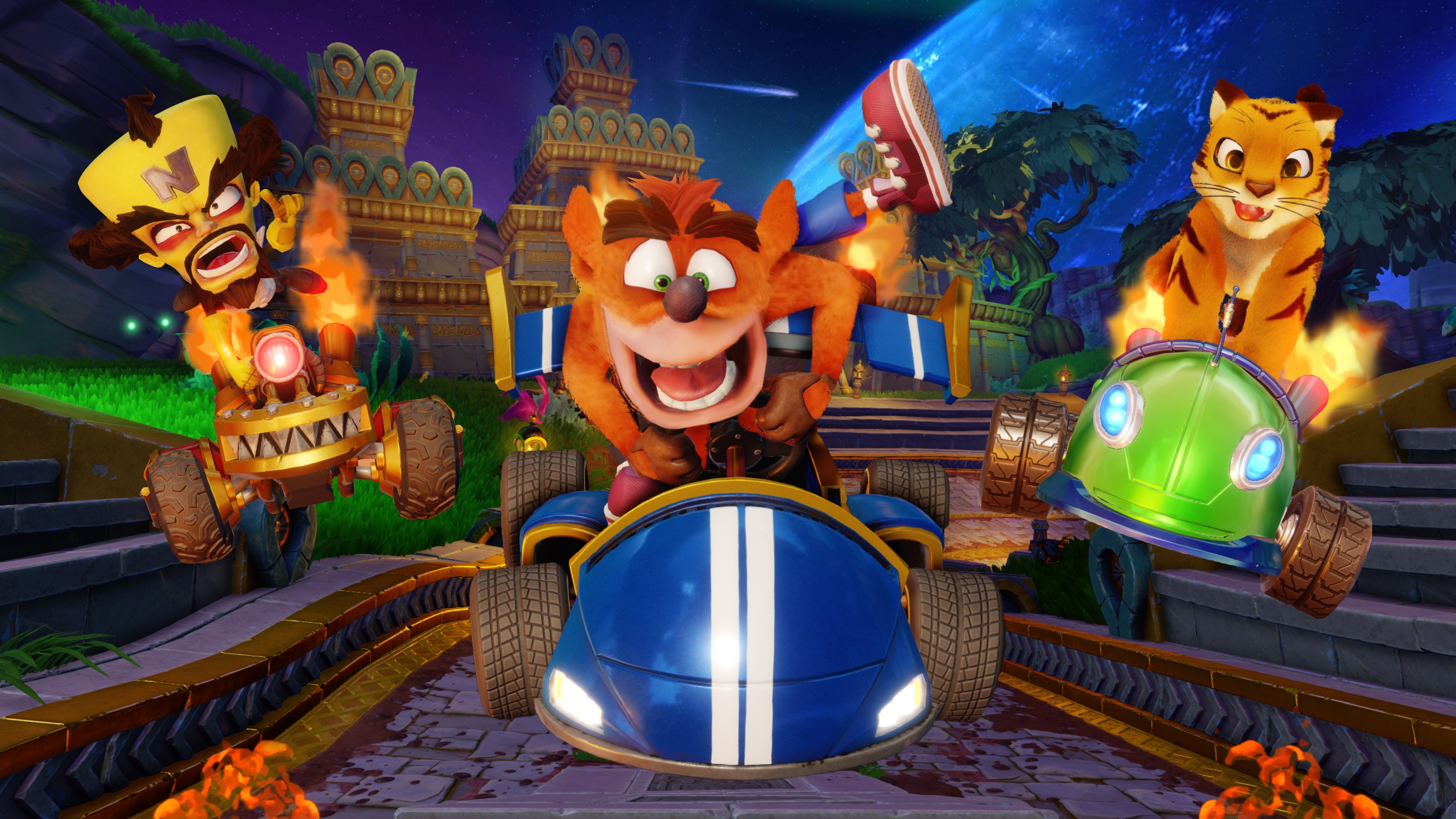 Крэш бандикут гонки. Краш бандикут гонки. Crash Team Racing Nitro-fueled. Crash Bandicoot Racing Nitro-fueled.. CTR crash Team Racing Nitro fueled.