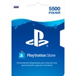PSN 5500 рублей PlayStation Network (RUS) КАРТА ОПЛАТЫ - irongamers.ru