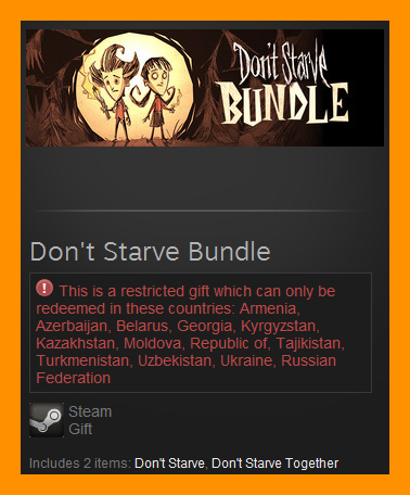 Dont Starve Bundle (Steam Gift RU-CIS ) + Together