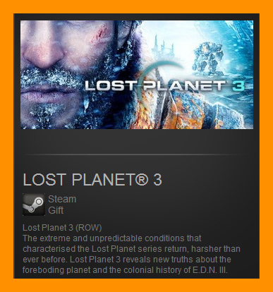 Lost Planet 3 (Steam Gift / Region Free / MultiLanguage