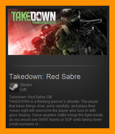 Takedown: Red Sabre (Steam Gift / Region Free)