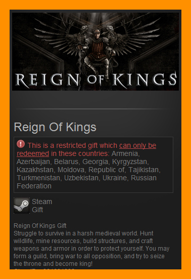Reign Of Kings (Steam Gift / RU CIS)