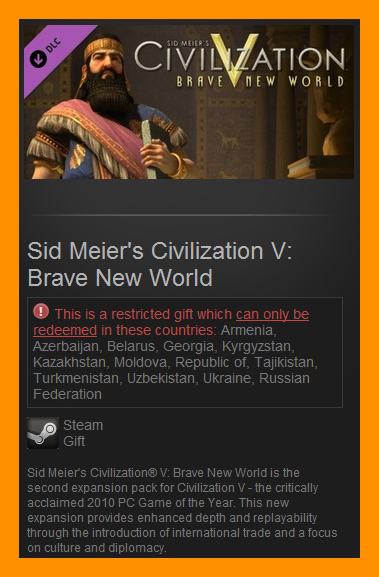 Civilization V: Brave New World (Steam Gift / RU CIS)