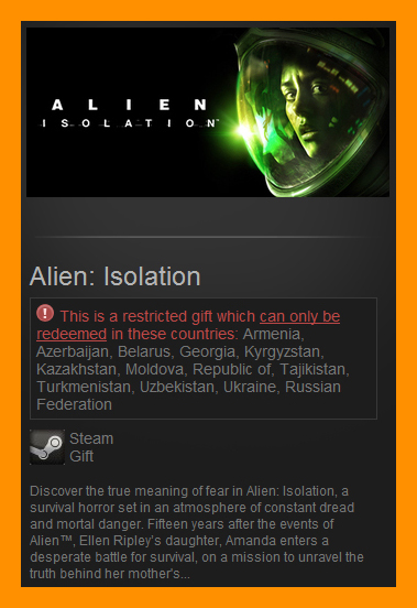 Alien: Isolation (Steam Gift / RU CIS)