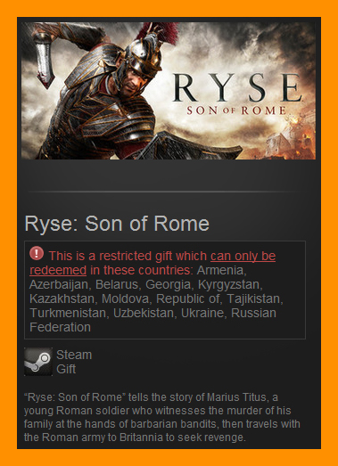 Ryse: Son of Rome (Steam Gift / RU CIS)