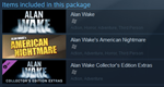 Alan Wake Franchise (Steam Gift / ROW / Region Free)