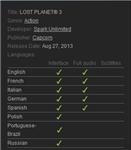 Lost Planet 3 (Steam Gift / Region Free / MultiLanguage