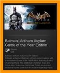 Batman: Arkham Asylum GOTY (Steam Gift / Region Free)