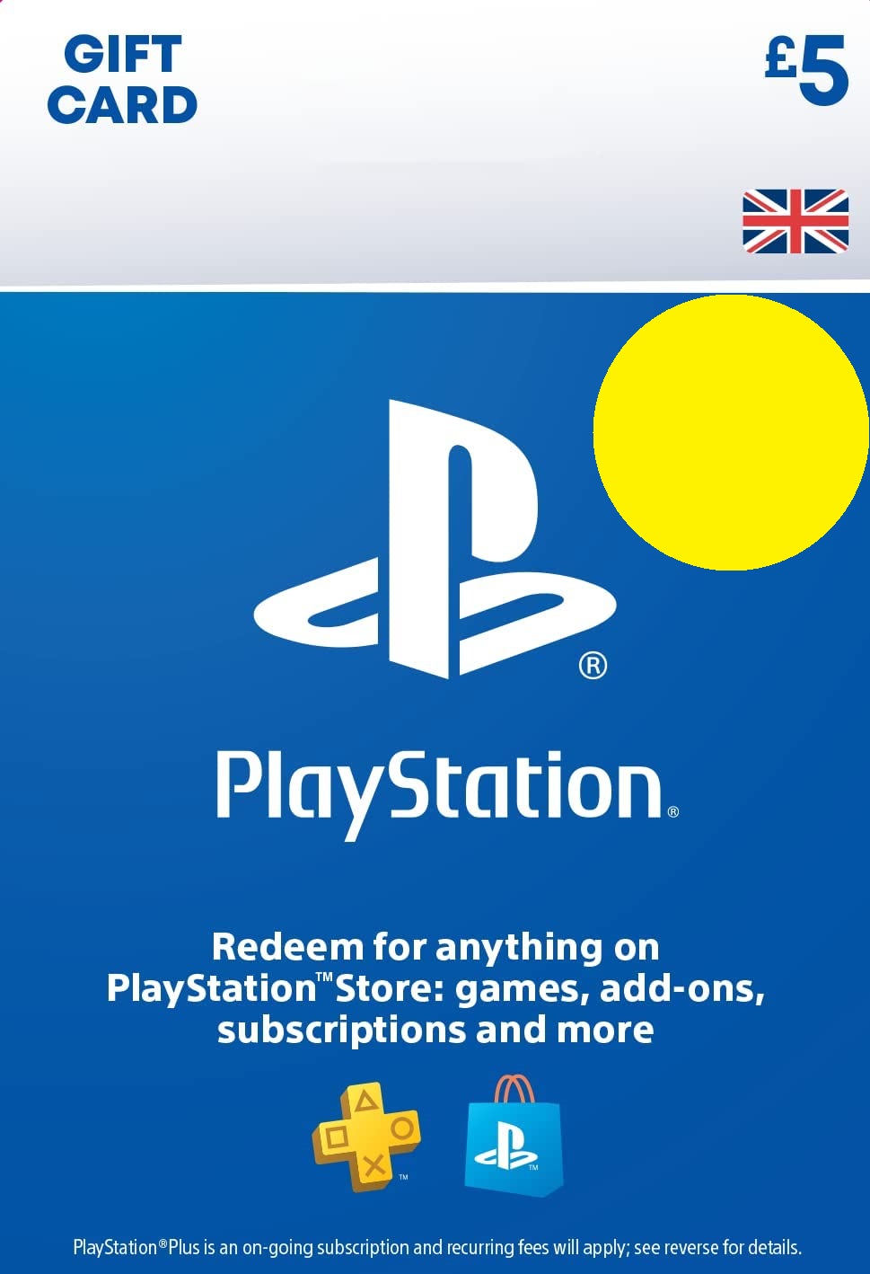 Buy PSN 5 GBP Gift Card For PS5 PS4 UK Digital Code Cheap Choose 