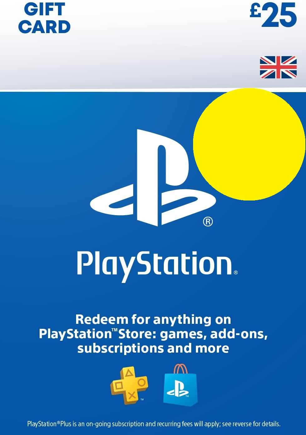 PlayStation Store Gift Card 25 GBP, PSN UK Account