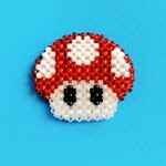 Схема для бисера: Тоад (Super Mario Bros.) 🍄 RU|EN