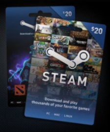 Ключ пополения кошелька Steam номиналом 5$