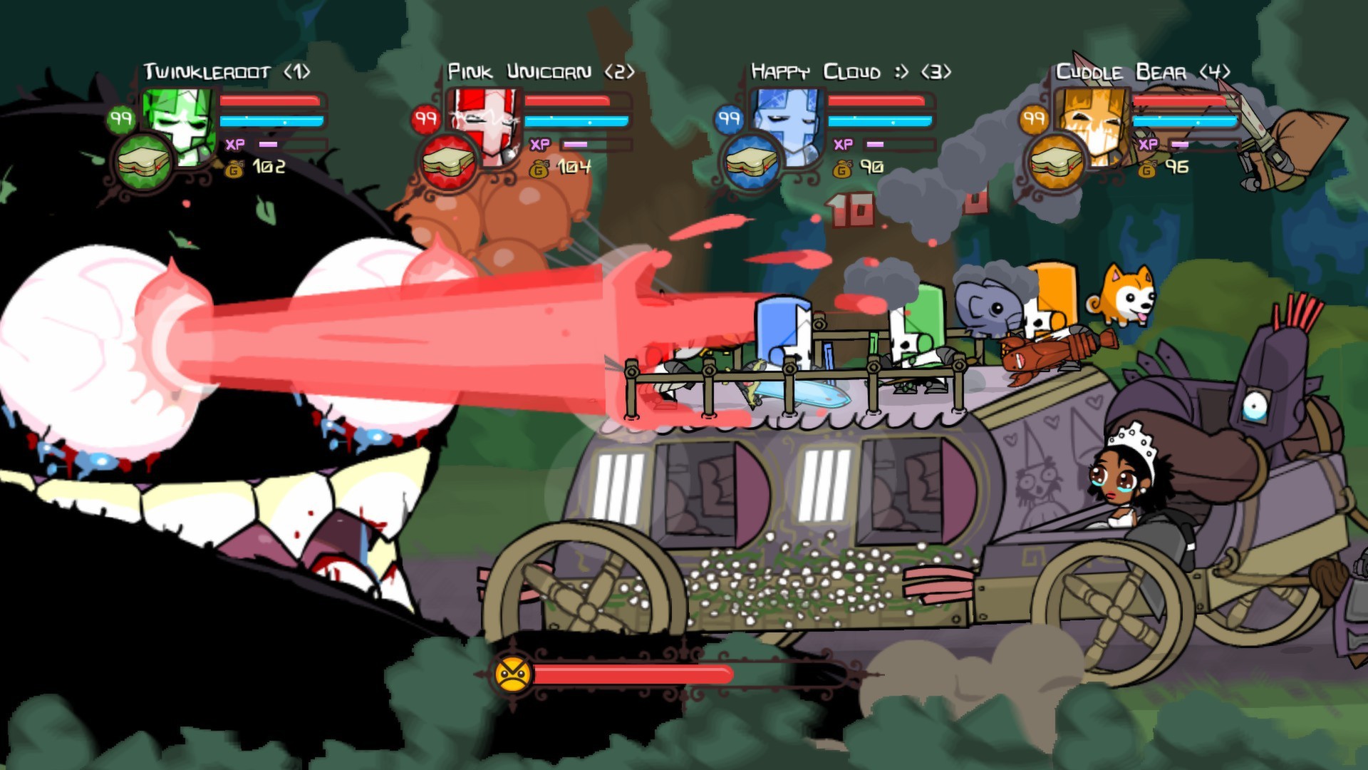 Карта castle crashers