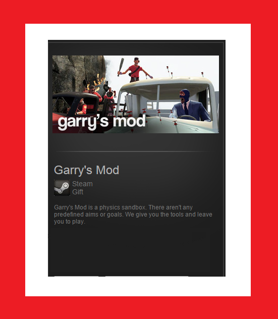 Garry´s Mod (Steam Gift / ROW / Region Free)