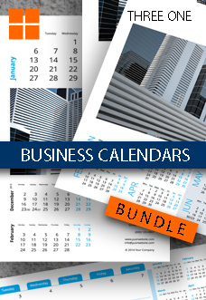 Business Calendars Templates Bundle 2015 (2014)