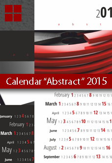 Poster Calendar Abstract Template 2015 (2014)