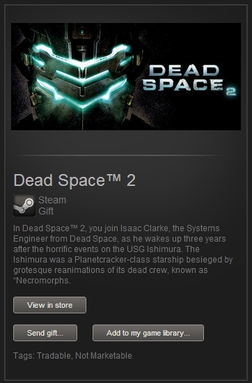Dead Space 2 (Steam Gift, Region Free) + ПОДАРОК