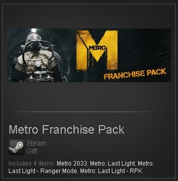 Metro Franchise Pack + Season Pass (Steam Gift) (ROW)