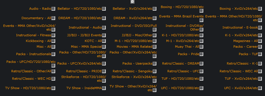 Прокачанный аккаунт на mma-torrents.com
