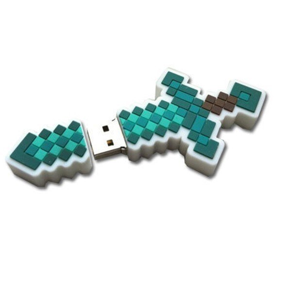Флешка в стиле minecraft 8 Гб