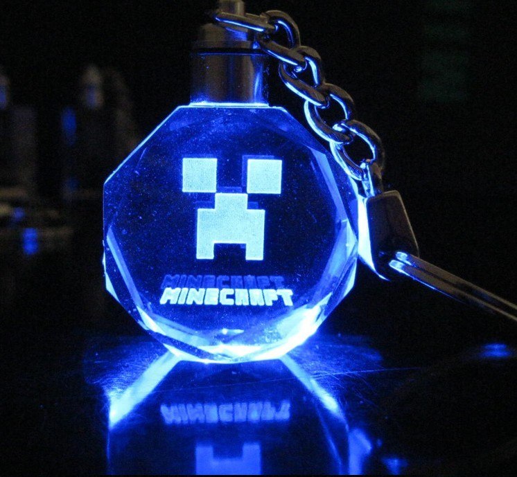 Эффектный брелок "Minecraft"