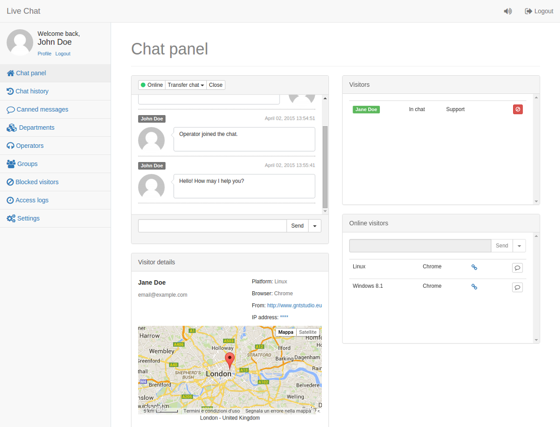 Live Chat PHP CMS - Хватит платить сторонним сервисам