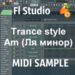 Trans/Sample/Bit Am for FL midi: Bass-Drum-String-Pluck