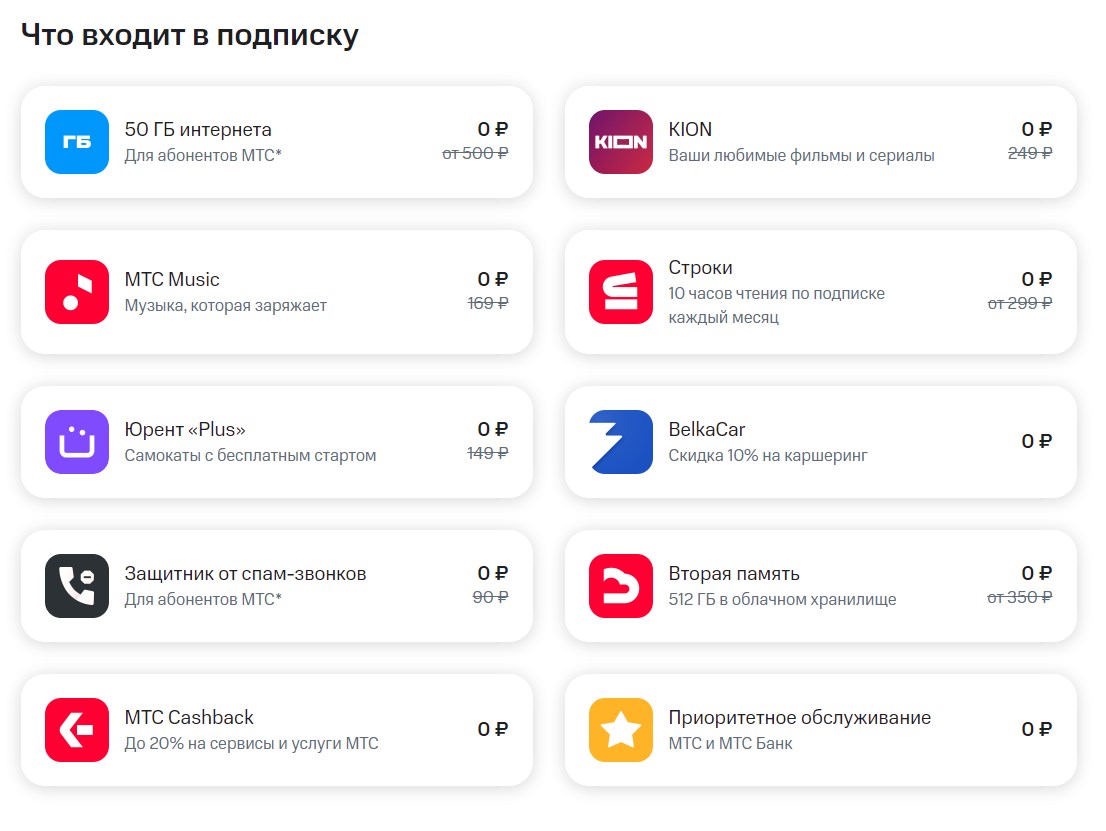 Что такое мтс премиум