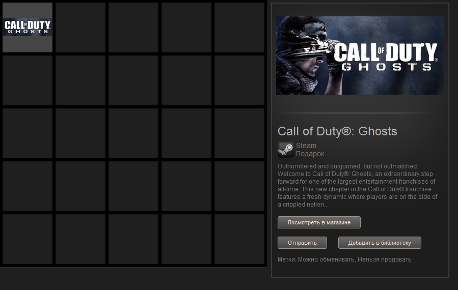 Call of Duty: Ghosts (Steam Gift / Region Free)