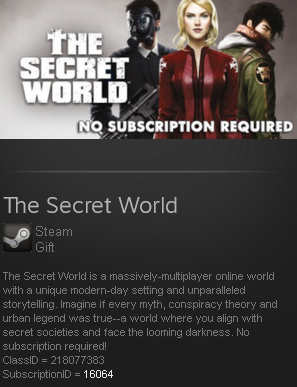 The Secret World (Steam Gift / ROW / Region Free)