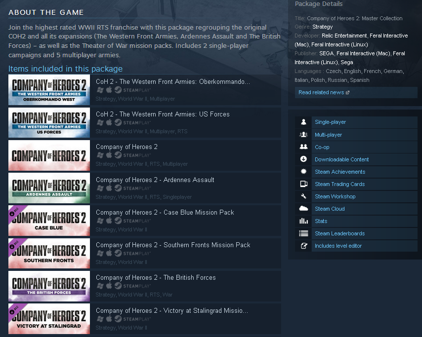 Company of heroes mission list