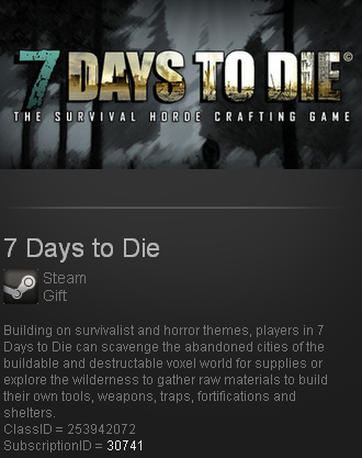 7 Days to Die (Steam gift /ROW /Region free /WorldWide)