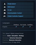 Arma 2 British Armed Forces DLC (Steam KEY/Region Free)