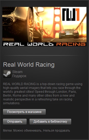 Real World Racing (Steam Gift/Region Free)