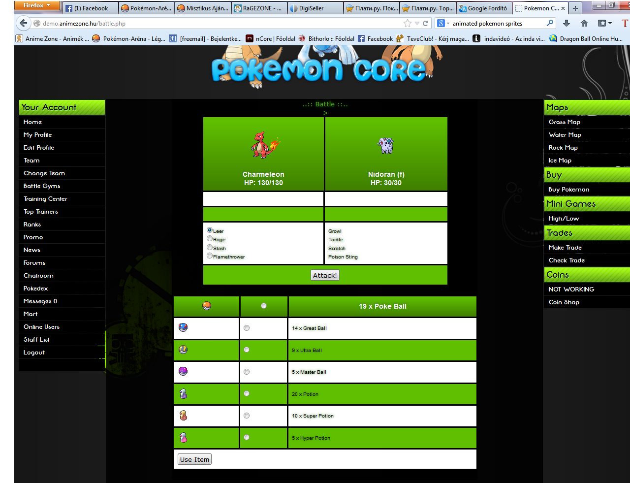 Buy Pokemon Core Browser Game (English) and download