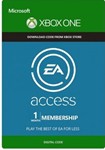 EA Access 1 месяц XBOX ONE (SCAN)