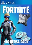 Fortnite скин Neo Versa + 2000 V-Bucks ps4 EU/RU