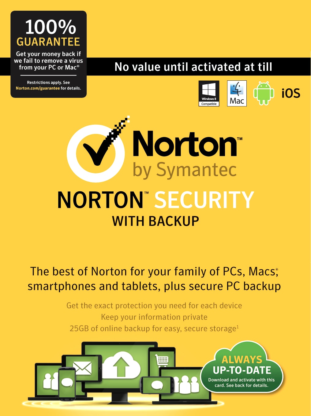 Buy 🔑💯Norton Security 2021 / 2 years 3 PC💯🔑 and download