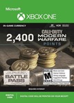 2400 CoD:Modern Warfare Points Xbox One Live