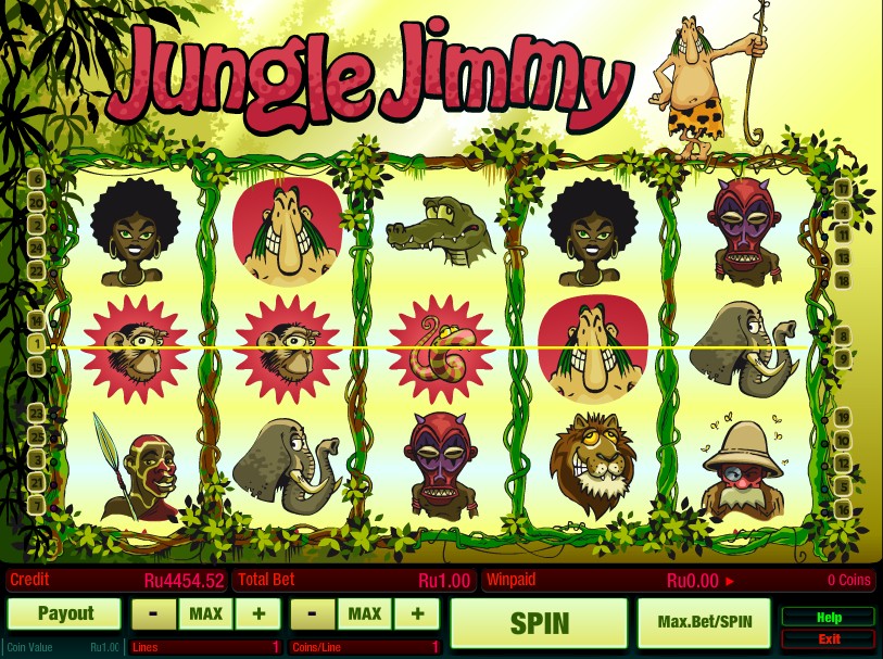 Игровой автомат для казино Jungle
